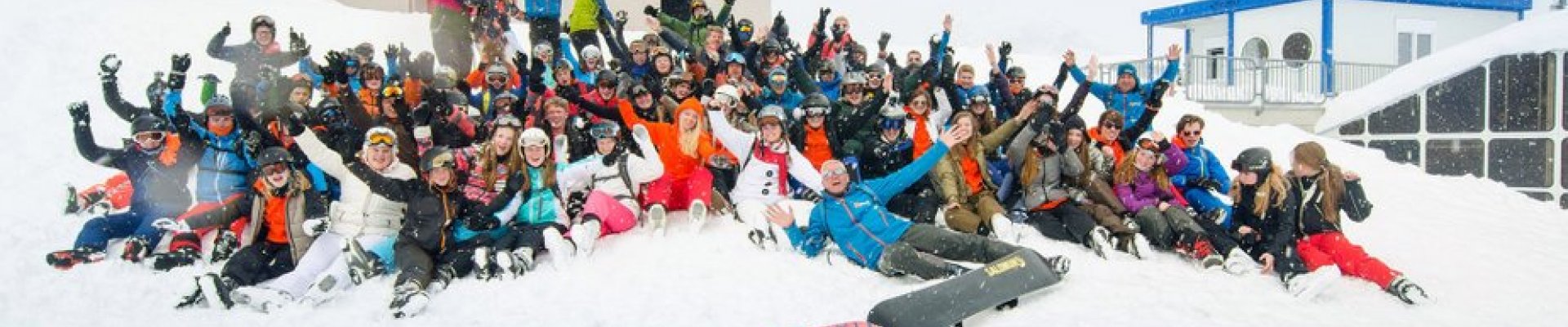 Wintersport groepsreis voor middelbare scholen